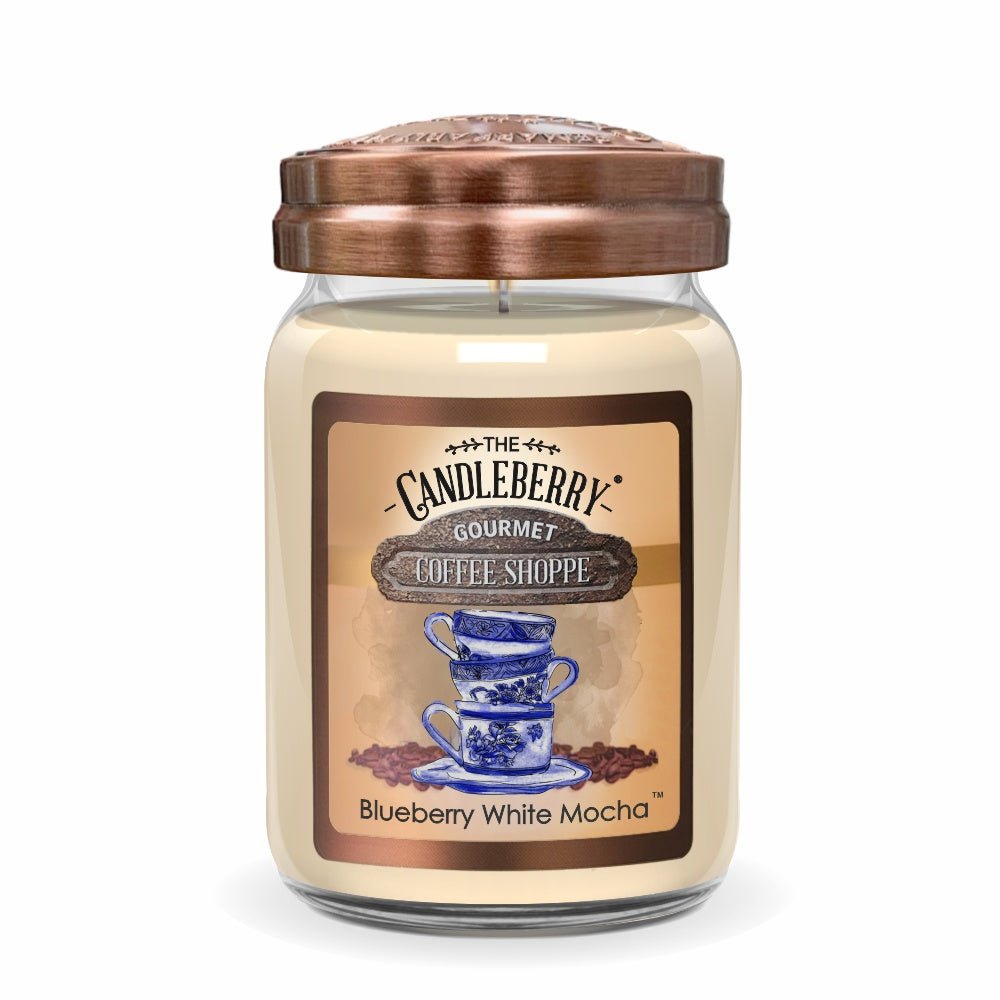 Coffee Shoppe - Blueberry White Mocha™, Large Jar Candle - Spring