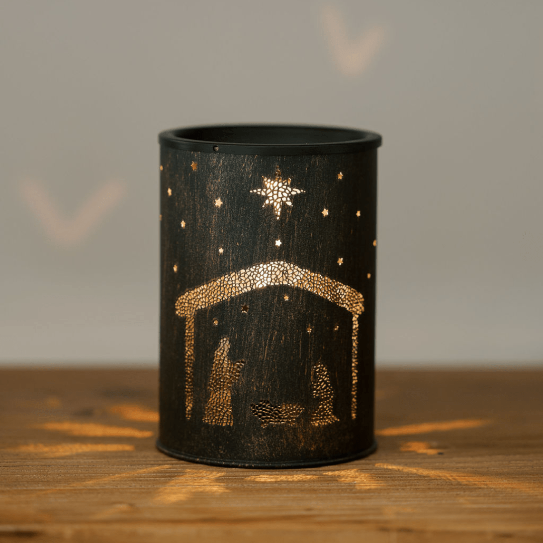 nativity scene tart warmer