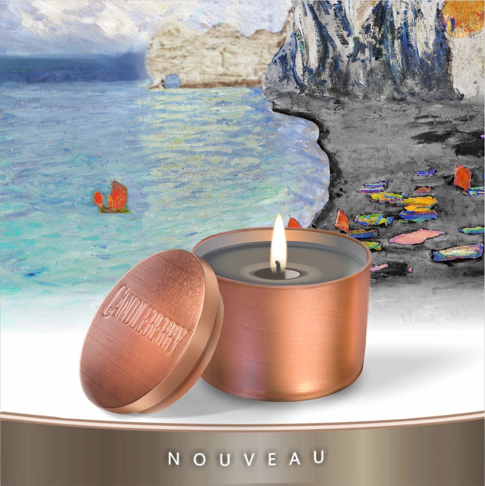 NOUVEAU™ -  Black Sand Beaches™,  Travel Tin Candle