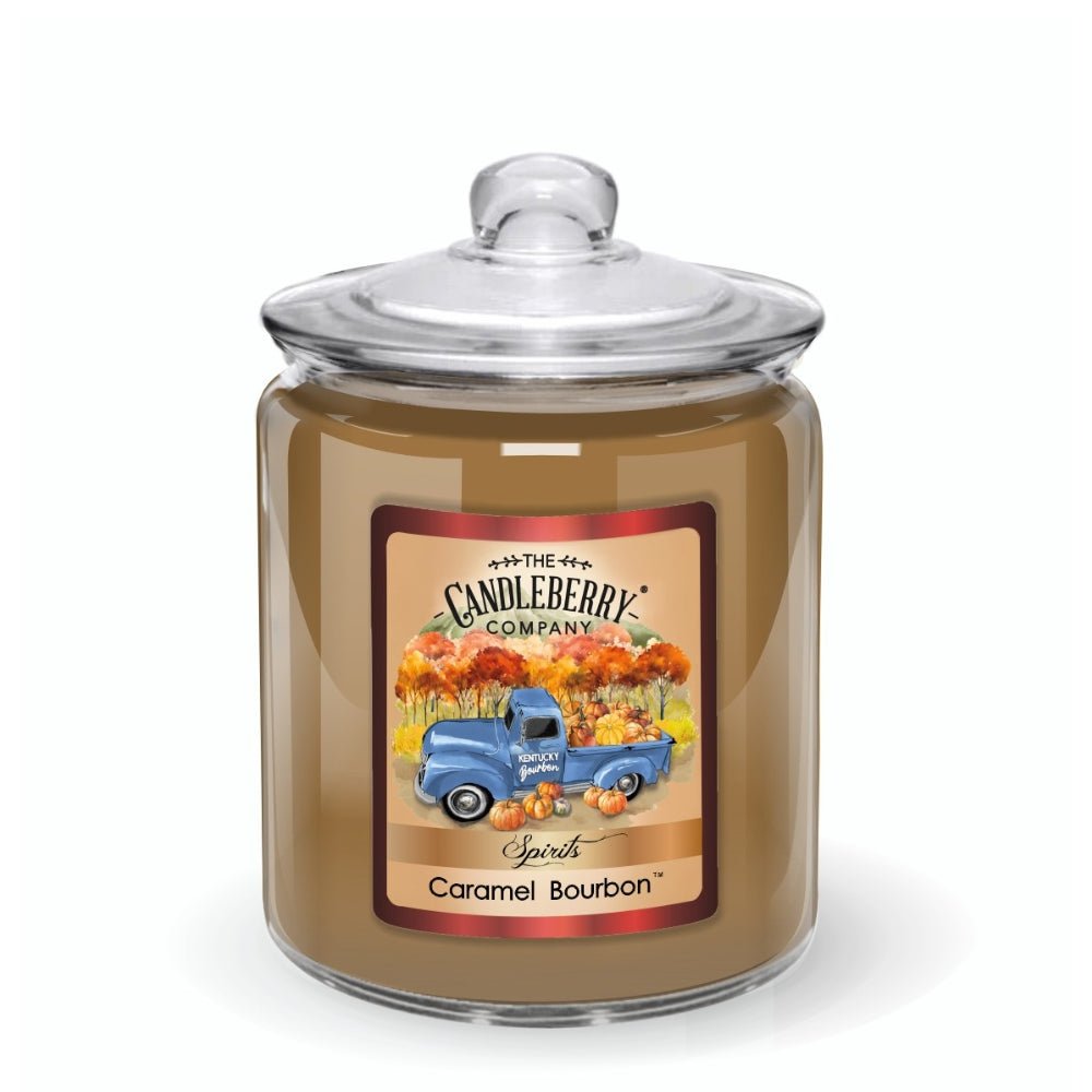 SPIRITS  - CANDY JAR - CARAMEL BOURBON - kentucky whiskey barrel best powerful candles premium scented strong original fine home fragrance soy coconut vegan concentrated tasting jim beam jack daniels buffalo trace wild