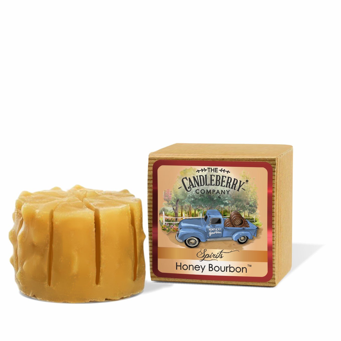 SPIRITS  - CAKE TART MELTS - HONEY BOURBON - kentucky whiskey barrel best powerful candles premium scented strong original fine home fragrance soy coconut vegan concentrated tasting jim beam jack daniels buffalo trace