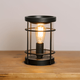 black edison bulb tart warmer