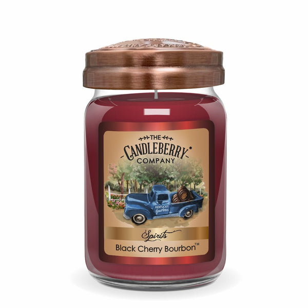 SPIRITS - Black Cherry Bourbon™, Large Jar Candle - The Candleberry® Candle  Company