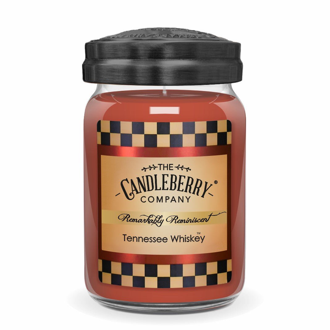 Candleberry 26 oz Tennessee Whiskey Jar Candle